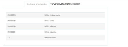TEPLOVZDUŠNÁ PIŠTOĽ HG5030K TEPLOVZDUŠNÁ PIŠTOĽ HG5030K